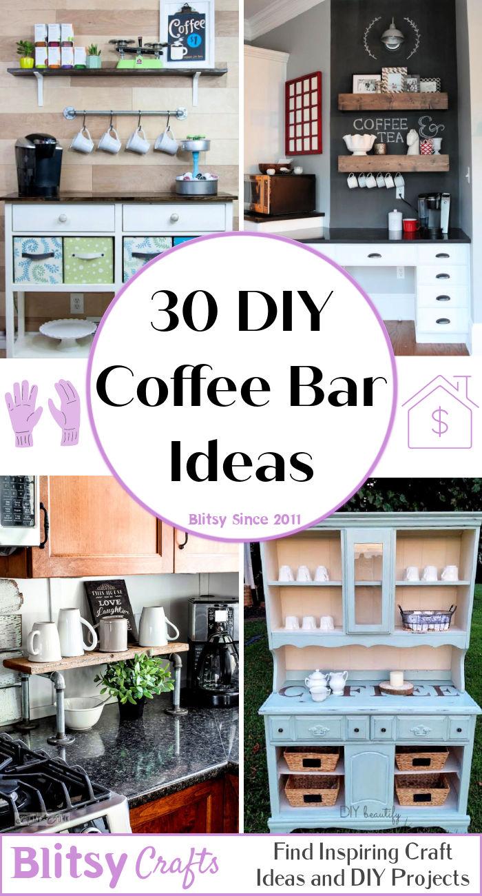 30 DIY Coffee Bar Ideas