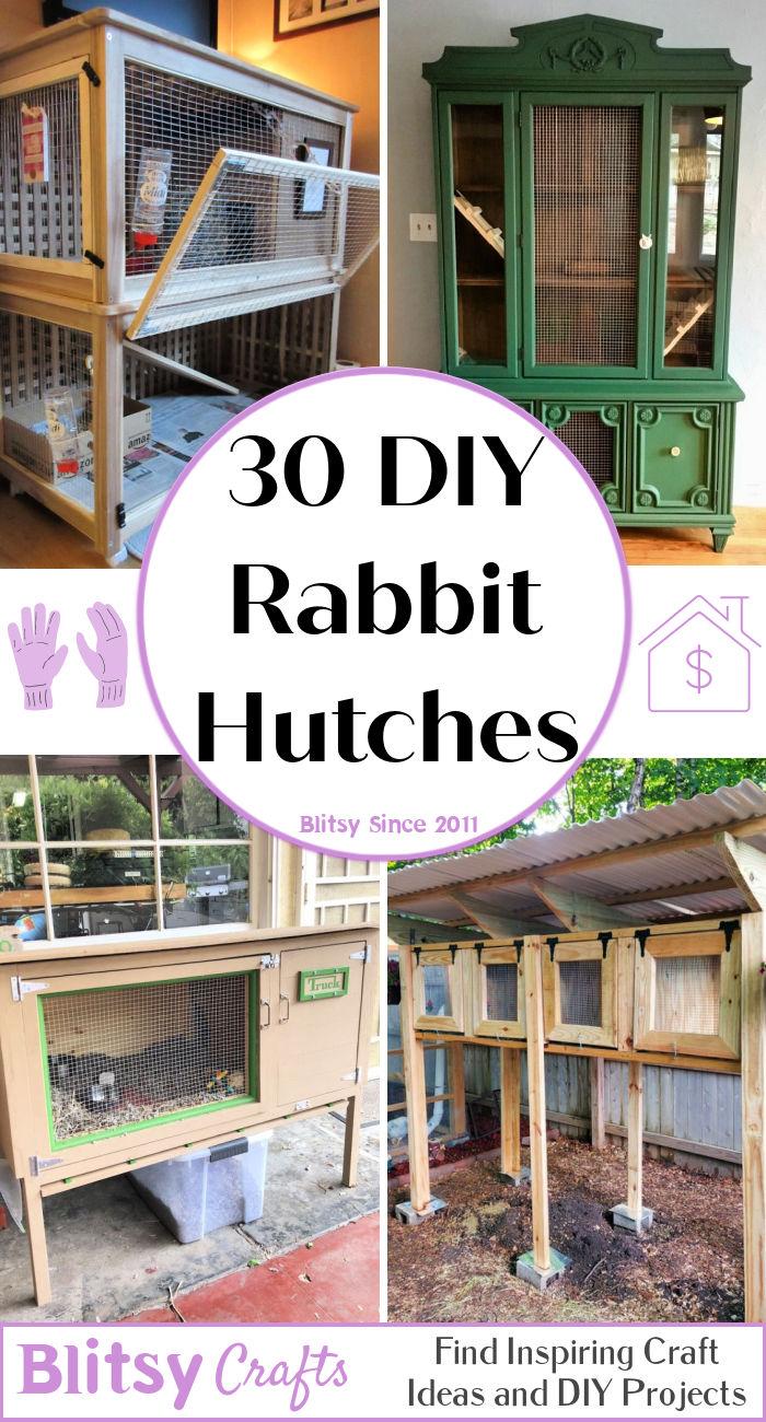 30 DIY Rabbit Hutches