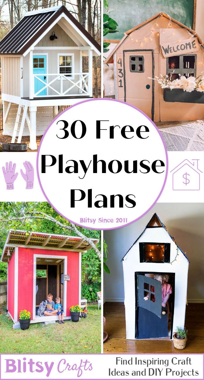 30 Free Playhouse Plans