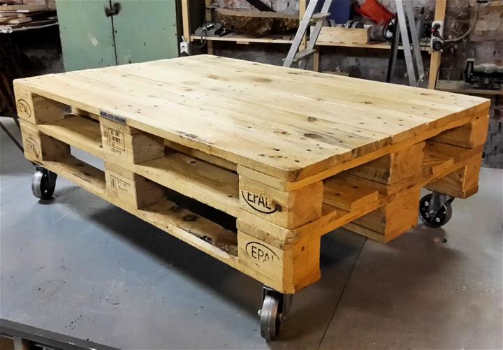 30 Minute Pallet Coffee Table