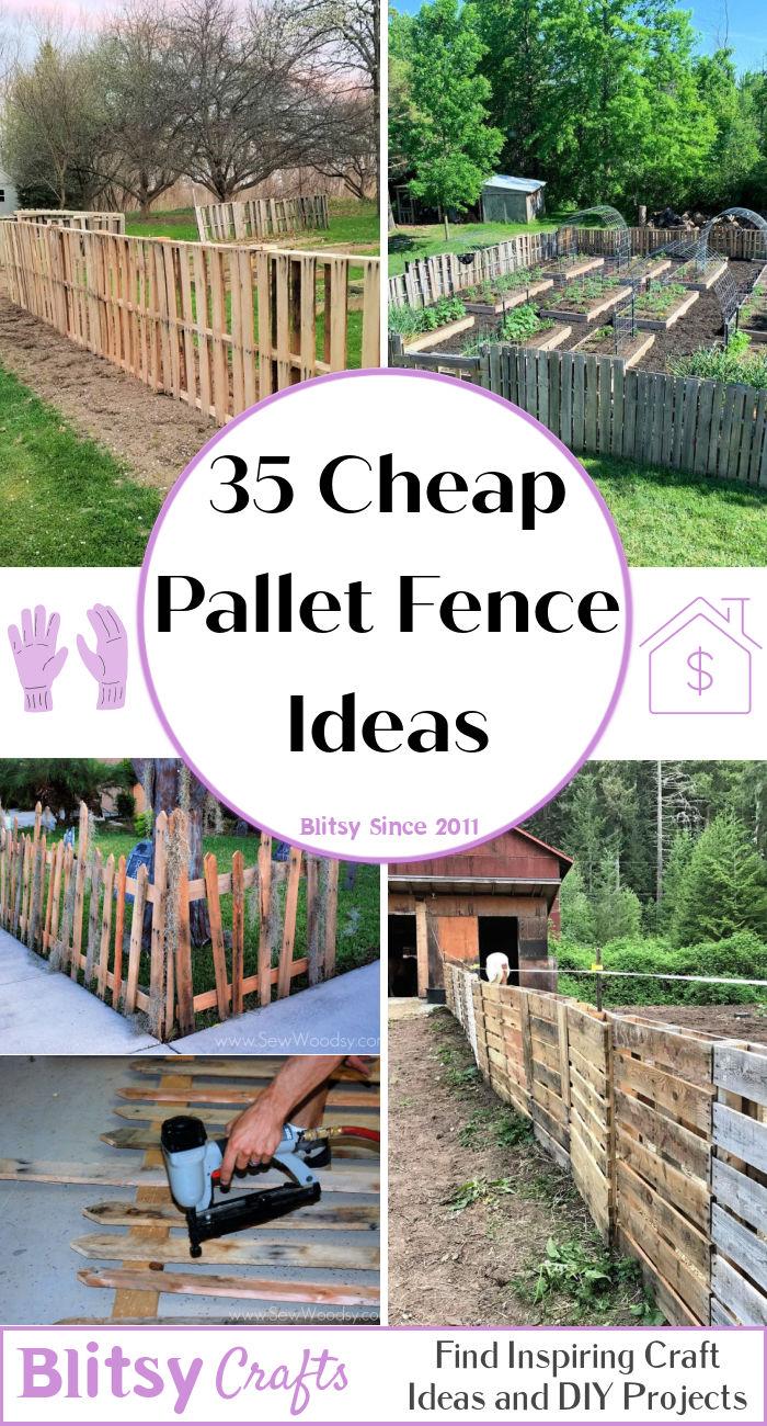 35 cheap pallet fence ideas to build yours at 0