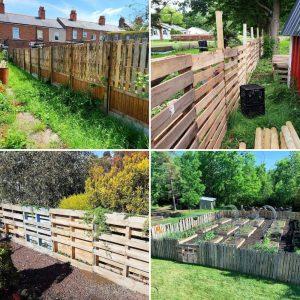 35 cheap pallet fence ideas to build yours at no cost