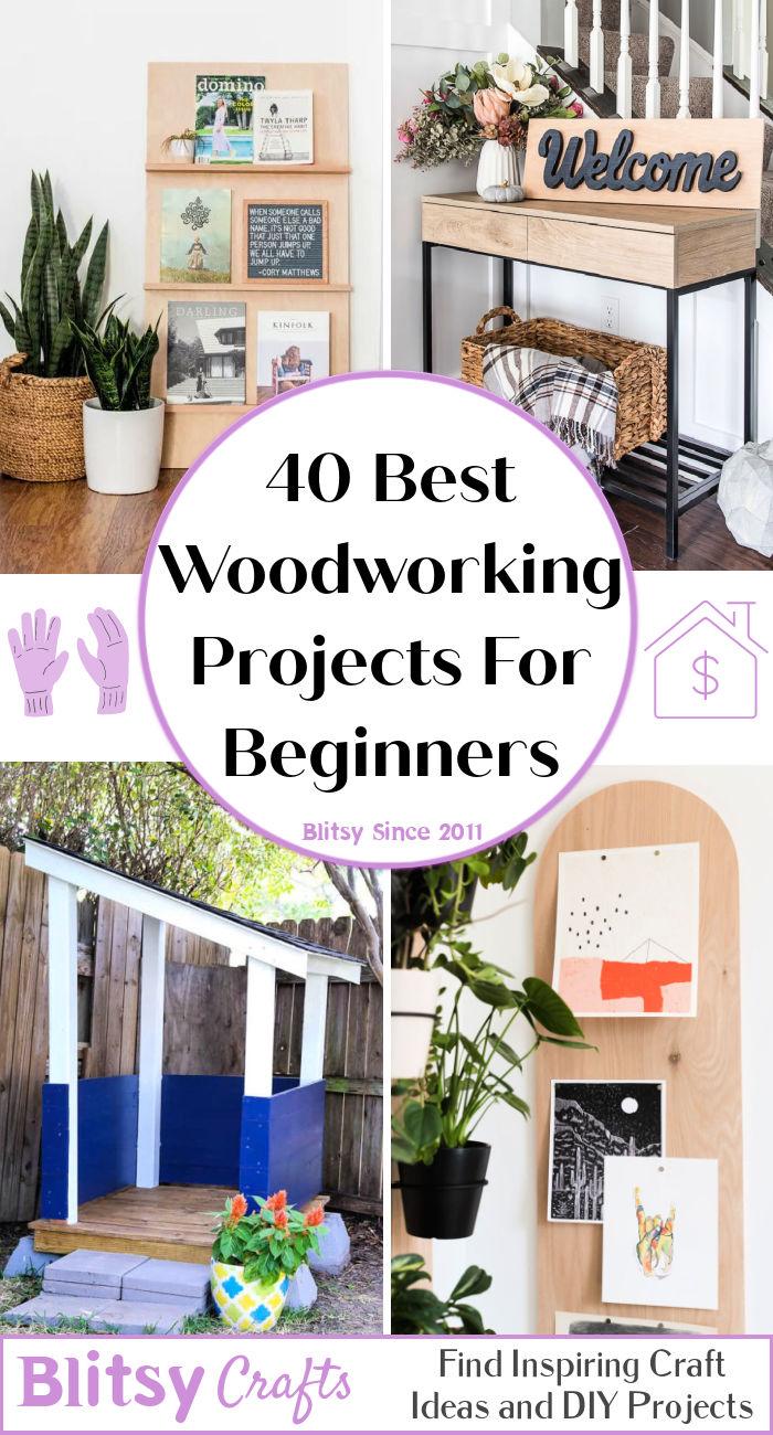 40 Best Woodworking Projects For Beginners