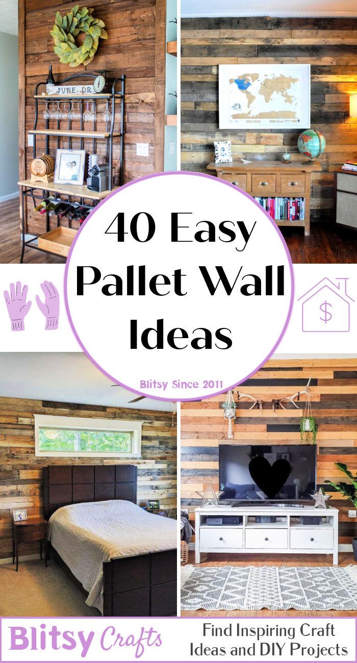 40 Cheap Pallet Wall Ideas That Are Easy To Install