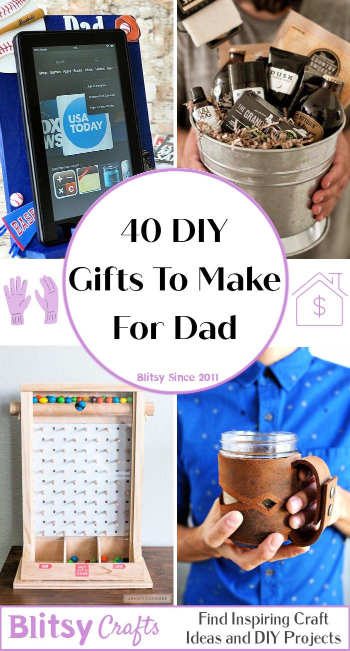 40 DIY Father's Day Gifts: Homemade DIY Gifts for Dad