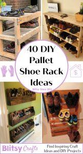 25 Wooden Pallet Shoe Rack Ideas and Plans - Blitsy