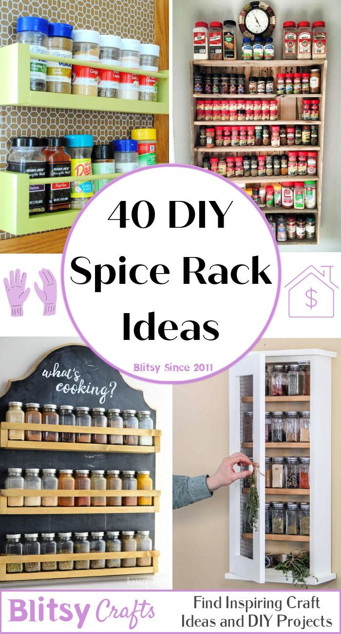 40 DIY Spice Rack Ideas