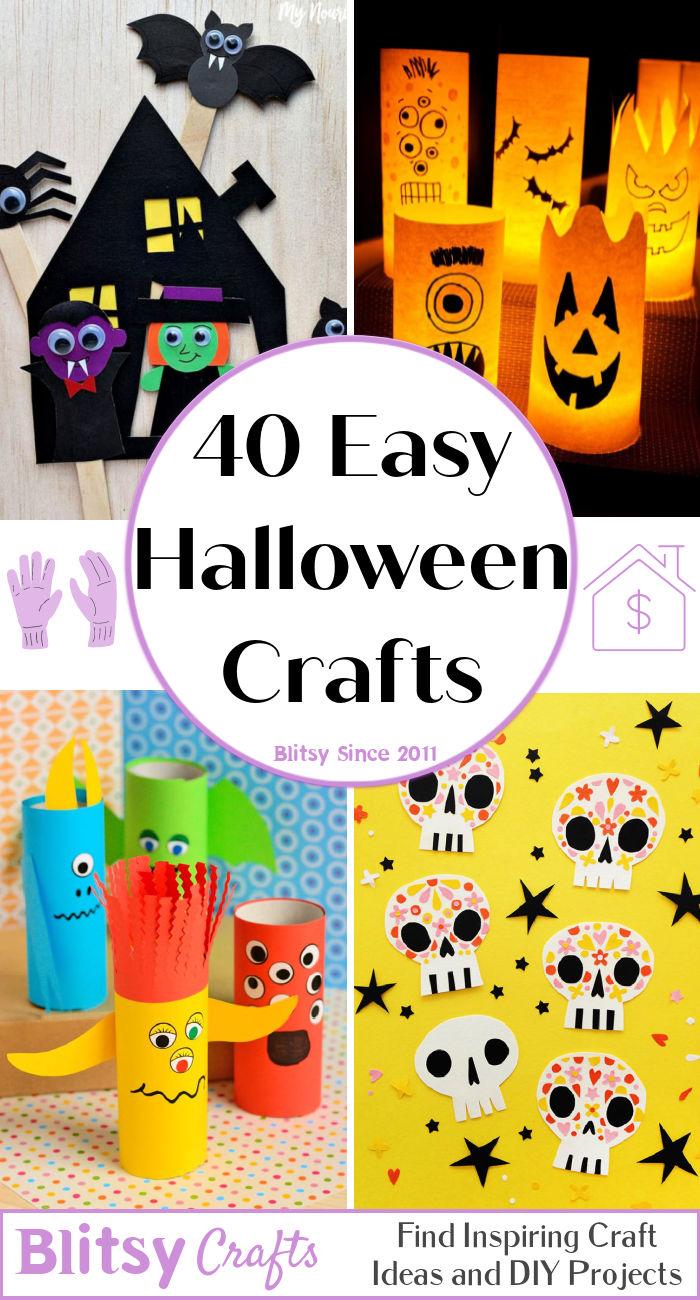 40 Easy Halloween Crafts40 Halloween Crafts for Kids - Fun Halloween Craft Ideas
