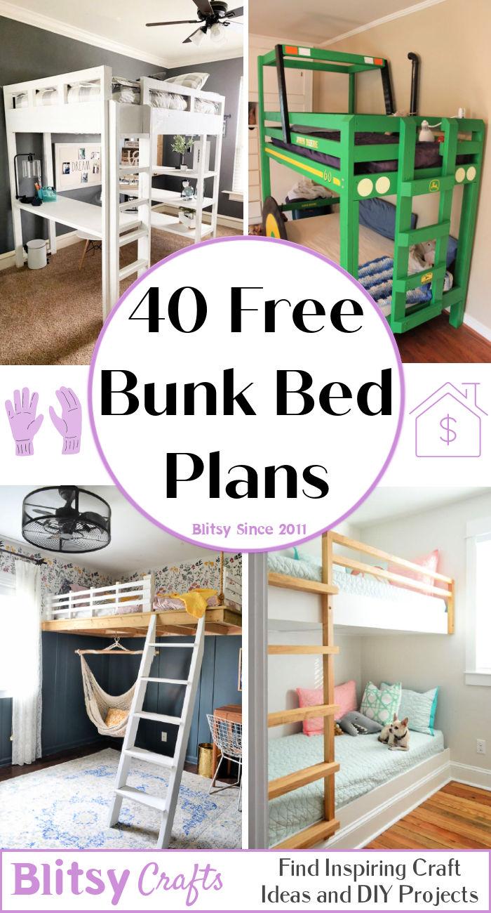 40 Free Bunk Bed Plans