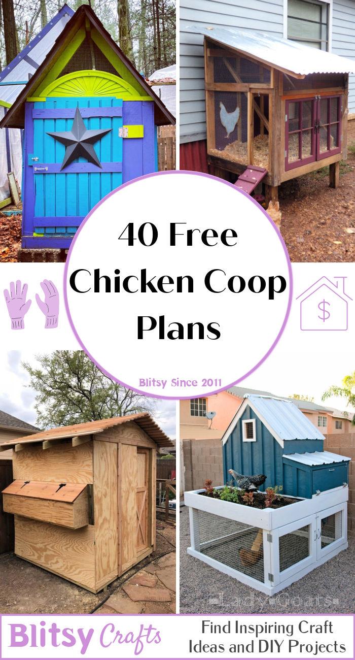 40 Free Chicken Coop Plans