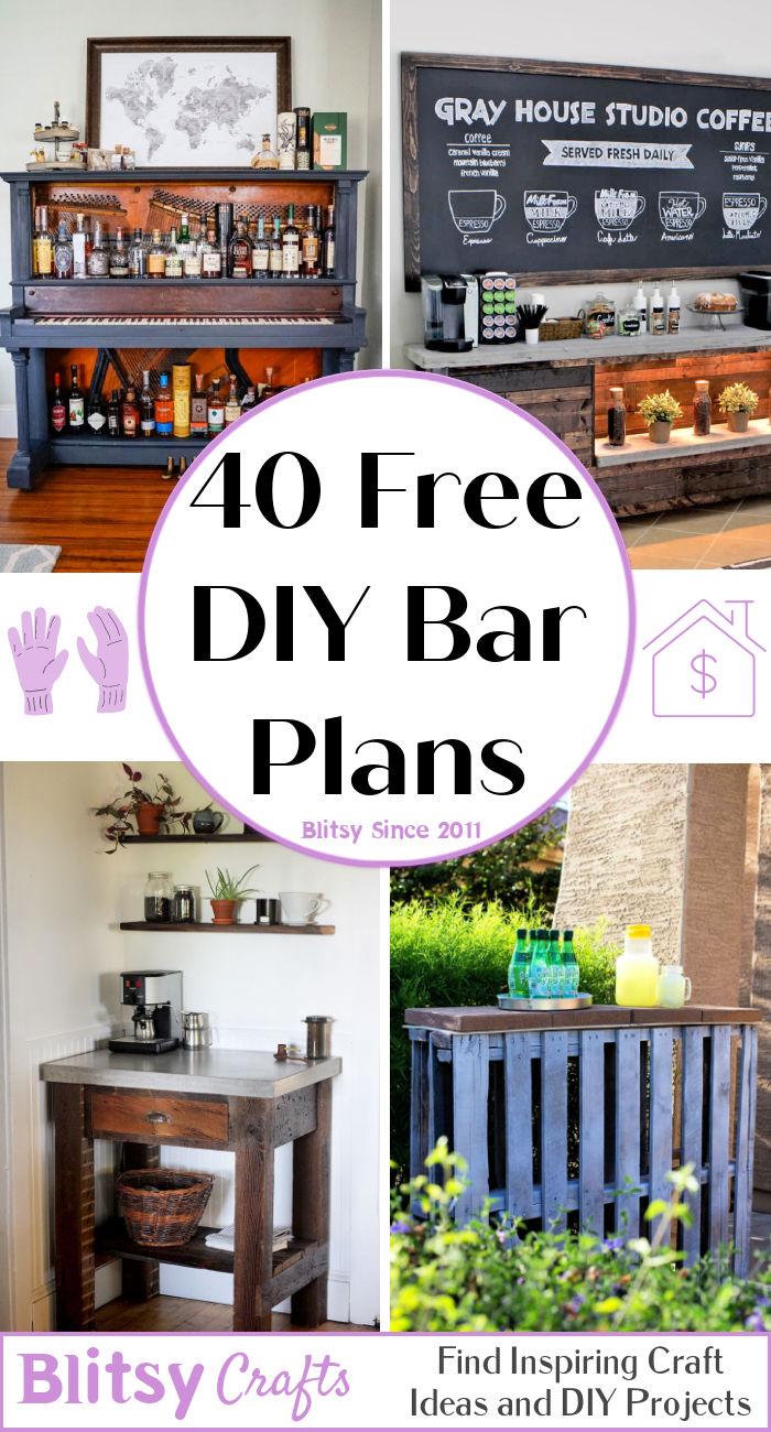 40 Free DIY Bar Plans