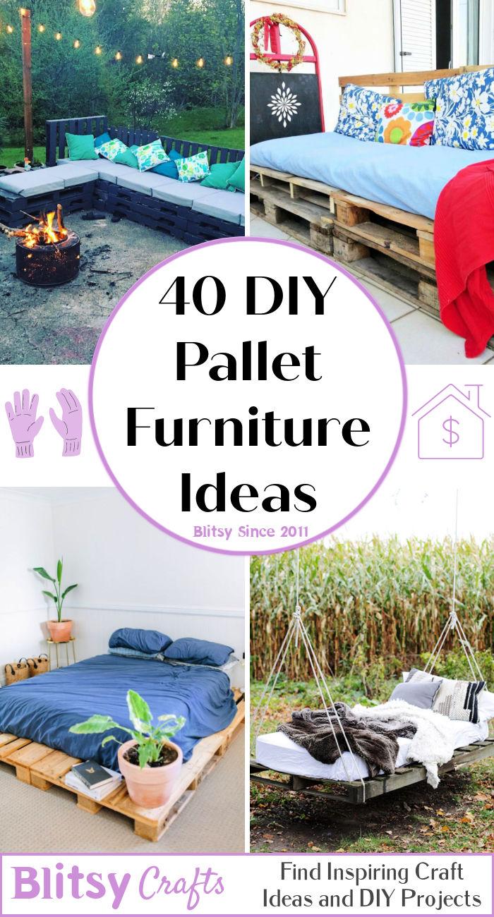 40 diy pallet furniture ideas with instructions