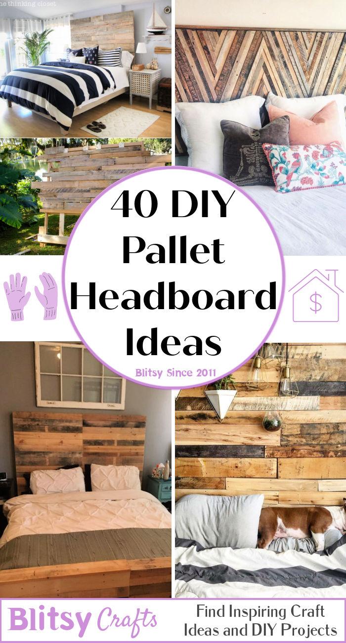 40 diy wood pallet headboard ideas with instructions