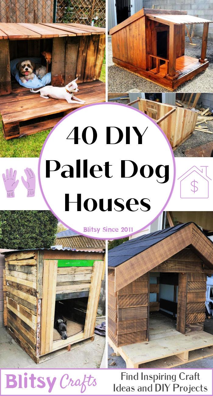 40 free pallet dog house plans with detailed free instructions