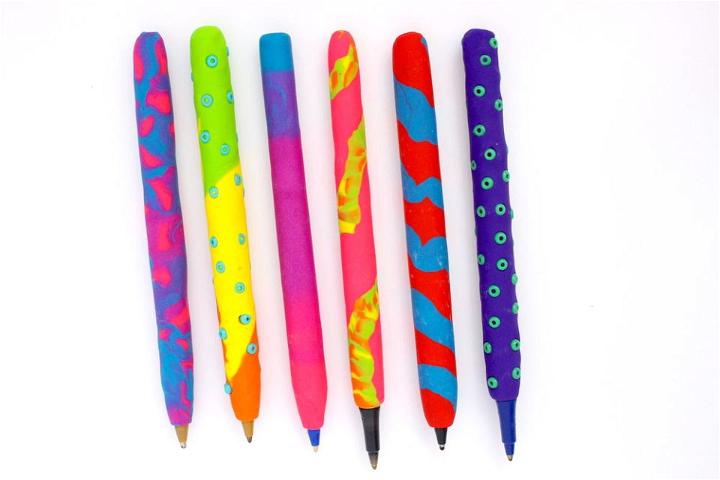 Back to School Polymer Clay Pens