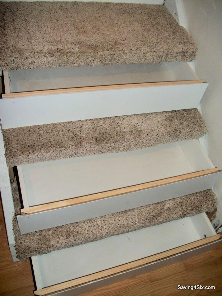 Basement Steps Hidden Storage