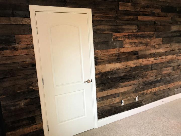 Beautiful Accent Pallet Wall