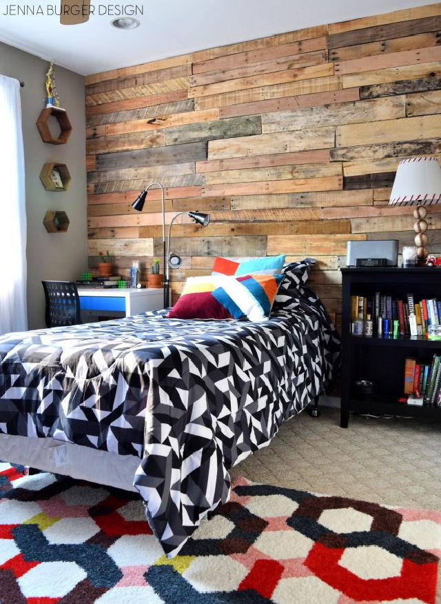 Bedroom Pallet Wall Plan