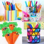25 DIY Pencil Holder Ideas to Organize Your Desk