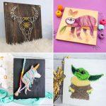 String Art Patterns (40 Free Printable Templates)