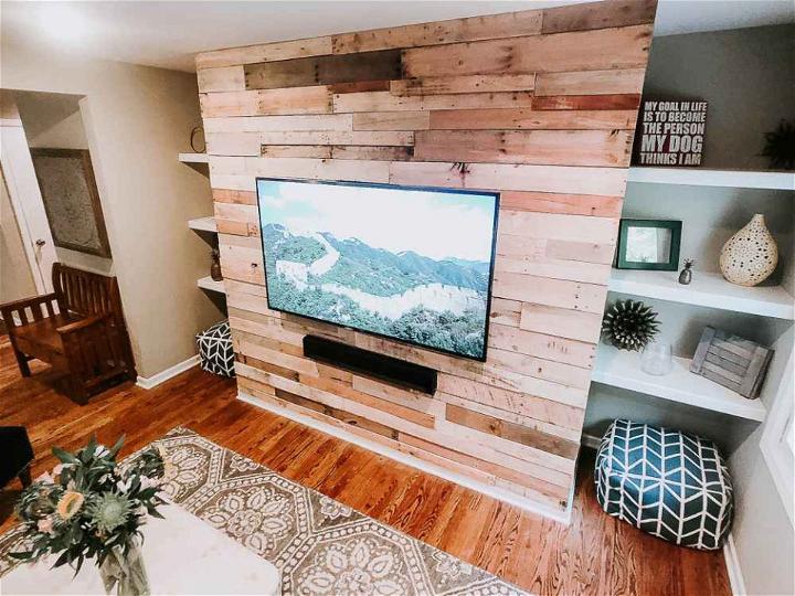 Build A Ship Lap Pallet Wall