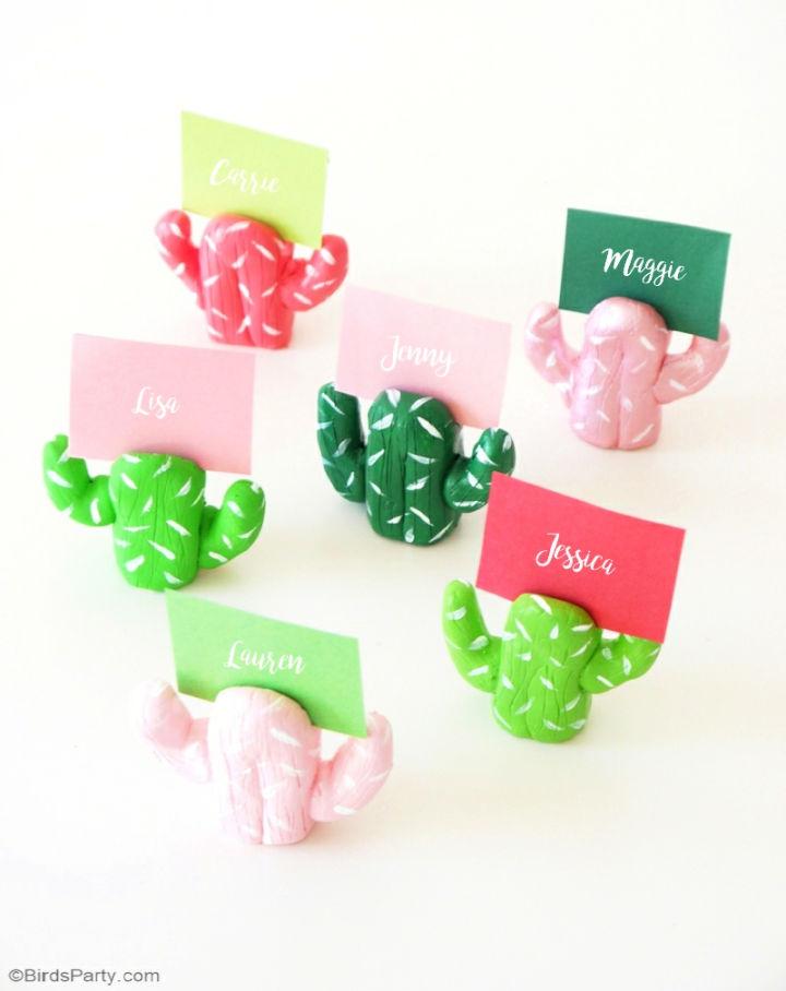 Cactus Place Card Holders