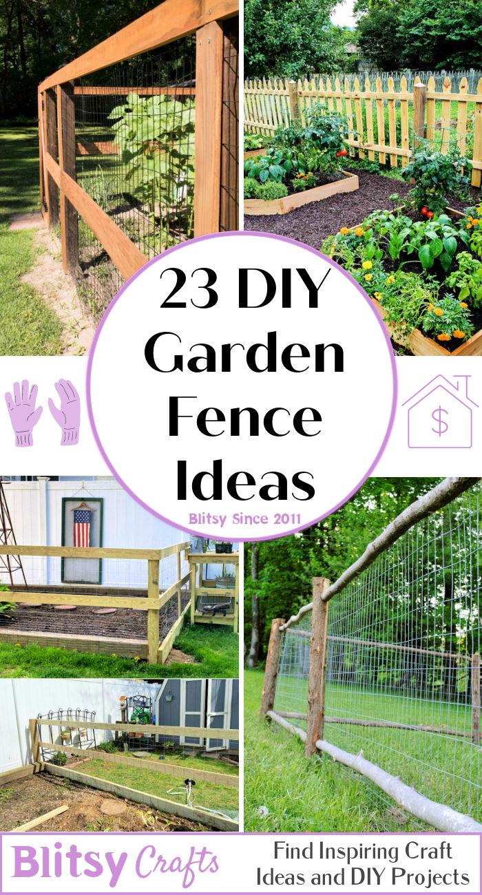 Cheap and Durable DIY Garden Fence Ideas