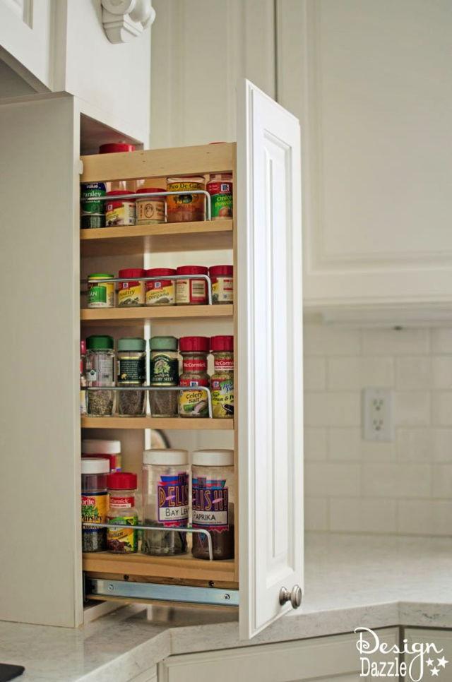 Clever Hidden Kitchen Storage Idea