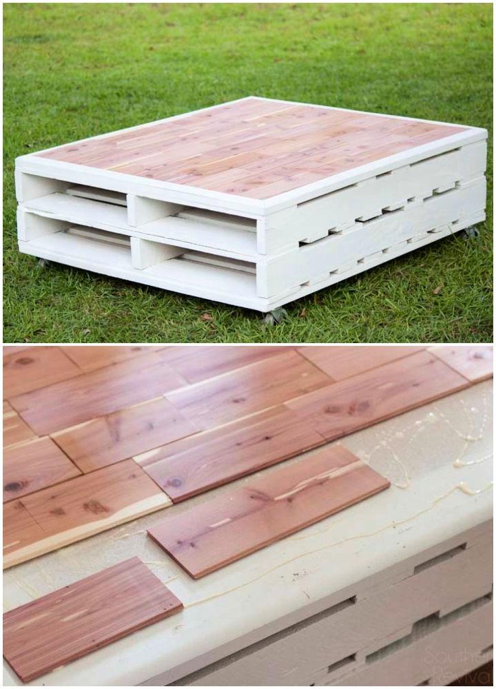 Coffee Table Made From Pallets