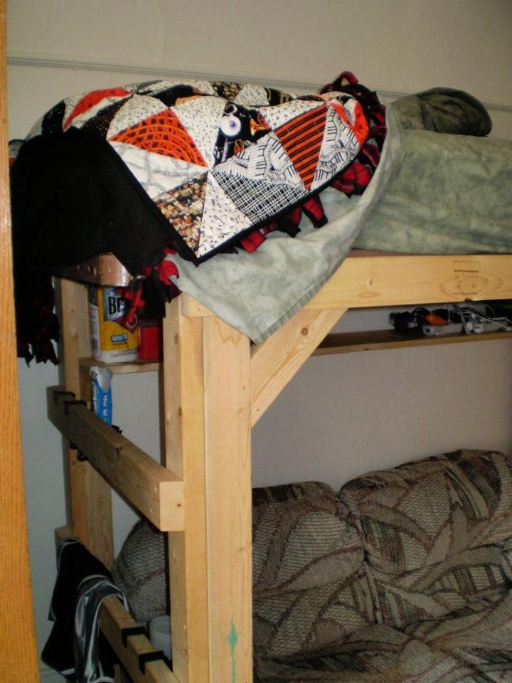 College Dorm Loft Bed