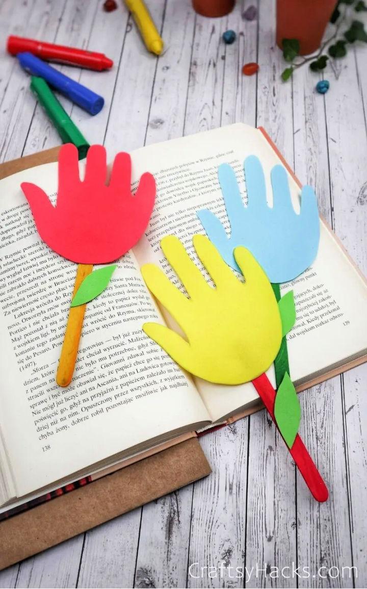 Construction Paper Bookmarks for Kids
