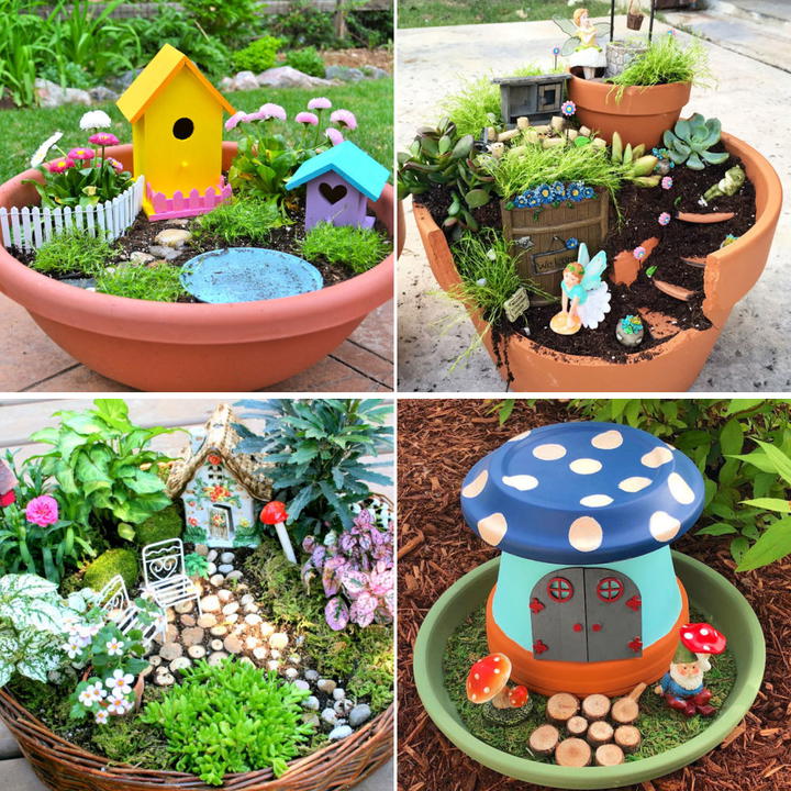40 Creative DIY Fairy Garden Ideas To Make Your Own Blitsy