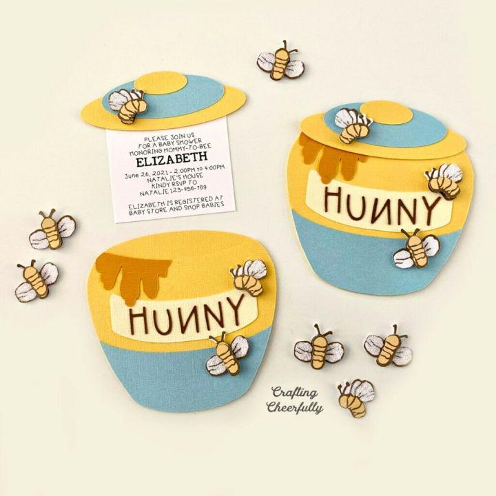 Cute Honey Pot Slider Card