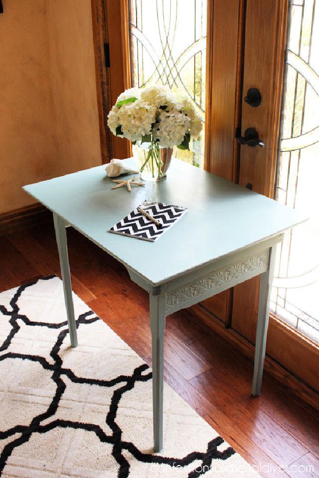 DIY Antique Folding Sewing Table