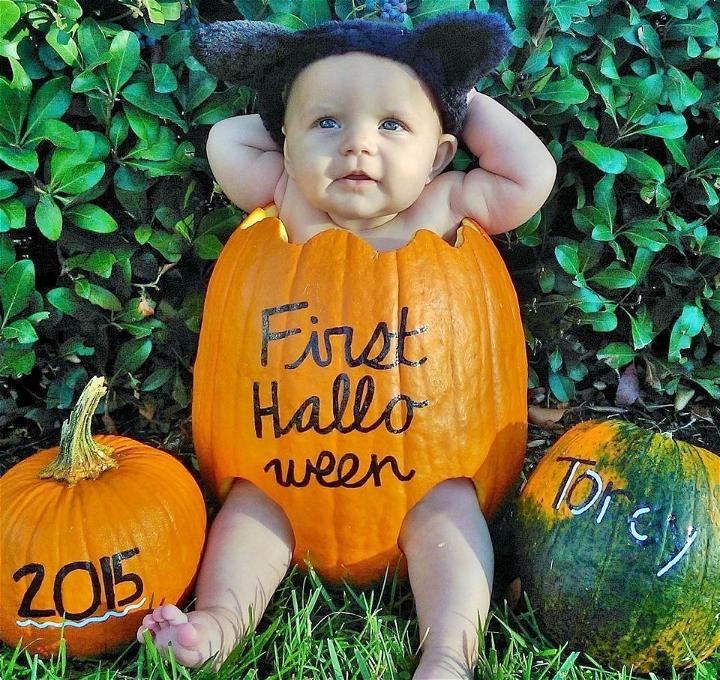 DIY Baby In a Pumpkin