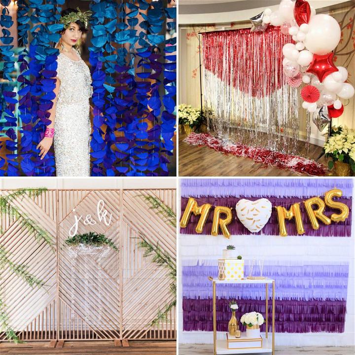 DIY Backdrop Ideas