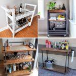 25 Inexpensive DIY Bar Cart Ideas Anyone Can Make
