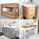 30 DIY Bathroom Vanity Plans