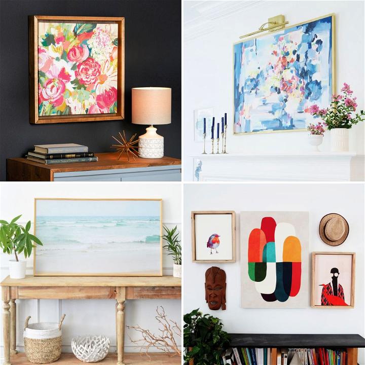 DIY Canvas Frame Ideas