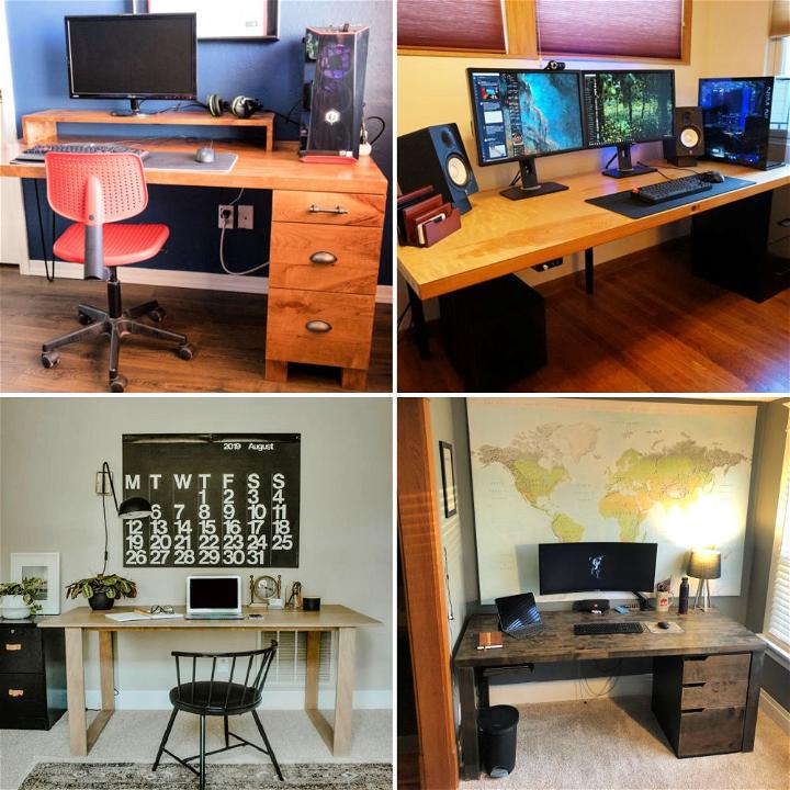 25 Diy Computer Desk Ideas And Plans To Build Your Own Desk - Blitsy