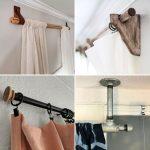 DIY Curtain Rods (25 Ways)