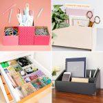 25 Homemade DIY Desk Organizer Ideas Are Easy To-Do