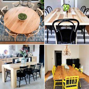 DIY Dining Tablefree diy dining table plans easy to build