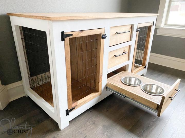 DIY Dog Crate Console