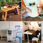 25 Cheap and Useful DIY Folding Table Plans To Save More Space
