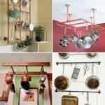 25 DIY Hanging Pot Rack Ideas for Your Kitchen