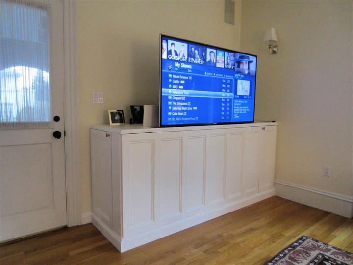 DIY Hidden Television Cabinet