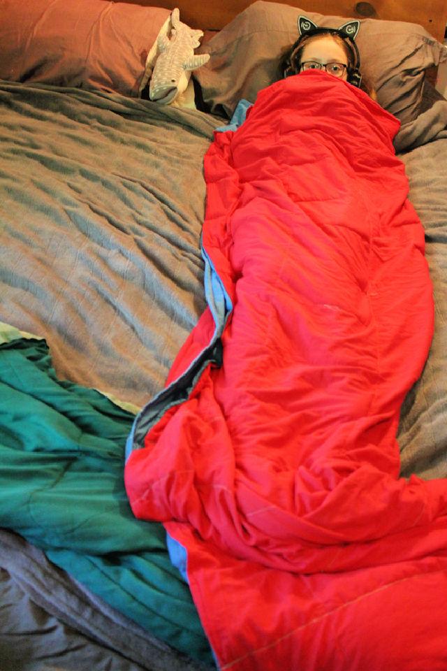 DIY Large Weighted Blanket