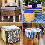 DIY Ottoman (25 Ways)