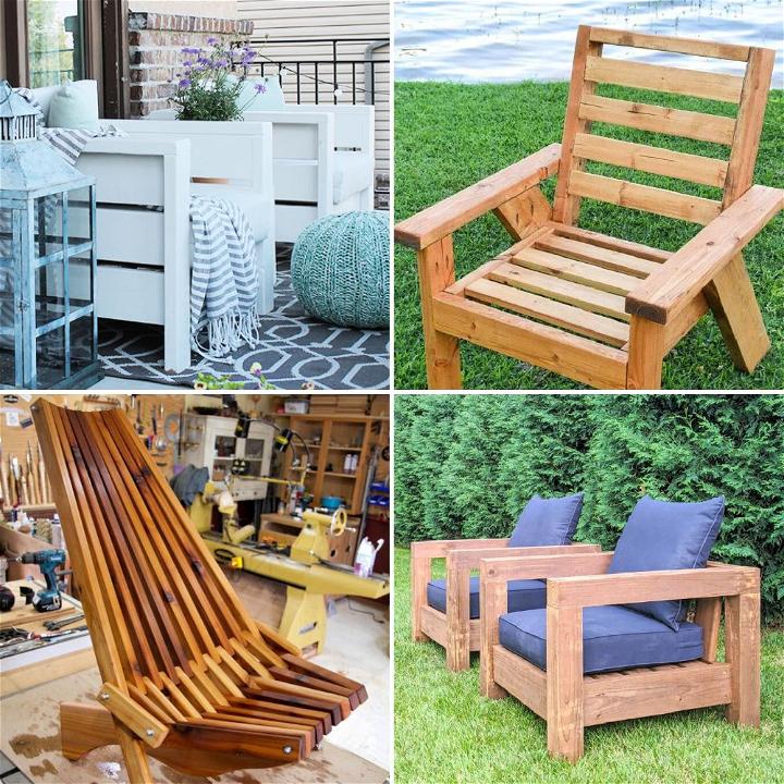 diy outdoor chair plans for lawn and garden